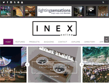 Tablet Screenshot of inex-online.com
